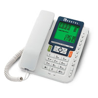 Beetel Corded Phone M71W Reliable Landline with Clear Audio & Classic Design-White