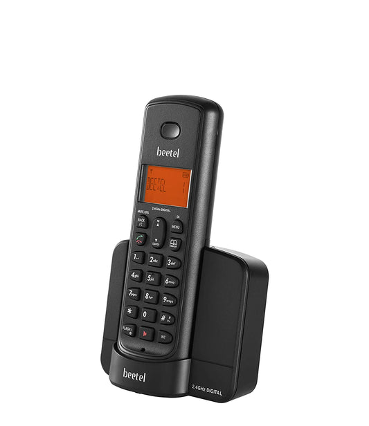 Beetel X90 Cordless 2.4Ghz Landline Phone with Caller ID Display Upto 8Hrs of Talk time