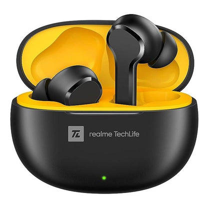 realme TechLife Buds T100 Bluetooth Truly Wireless in Ear Earbuds with mic, AI ENC for Calls, Google Fast Pair, 28 Hours Playback time