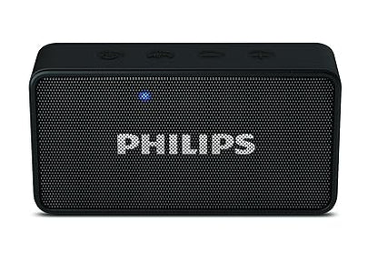 Philips Audio BT64B 3 Watt Wireless Bluetooth Portable Speaker (Black)