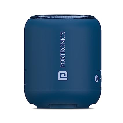 Portronics SoundDrum 1 10W TWS Portable Bluetooth 5.0 Speaker with Powerful Bass, Inbuilt-FM & Type C