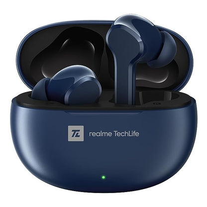 realme TechLife Buds T100 Bluetooth Truly Wireless in Ear Earbuds with mic, AI ENC for Calls, Google Fast Pair, 28 Hours Playback time