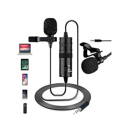 Boya Collar Mic | Auxiliary Omnidirectional Lavalier Condenser Microphone
