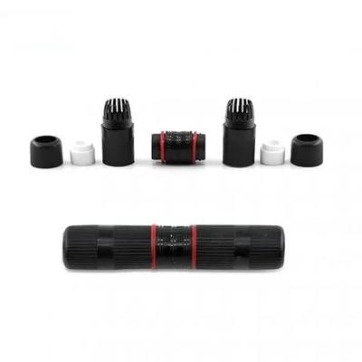 CAT6 RJ45 Waterproof, Dust Proof Inline Female to Female Coupler for Camera (Black)