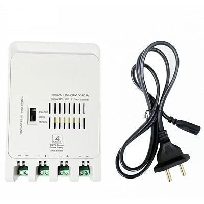 CCTV Power Supply SMPS, Power Supply Adapter for Video Surveillance Camera System, CCTV, Dome, Bullet Cameras (12V To 5Amp) -Dlx