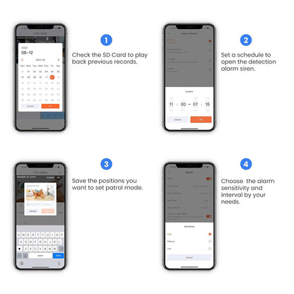 Tenda CP3 Security Tilt Smart Camera,360Â° Vision,1080P HD, Motion Detection, Two-Way Audio, Wireless (White)