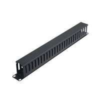 PVC Cable Manager | Horizontal Cable Duct Raceway for Office & Server Wiring