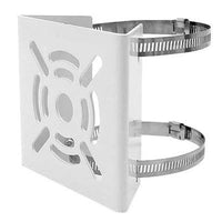 Camera Pole Mount Clamp Bracket for CCTV Security Camera Indoor & Outdoor Universal Compatible with 2 Nos. Steel Looping Ring