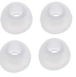 Silicone Rubber Earbuds for Realme Buds | Replacement Earpads & Earplugs | Medium Size Rubber Ear Cushions