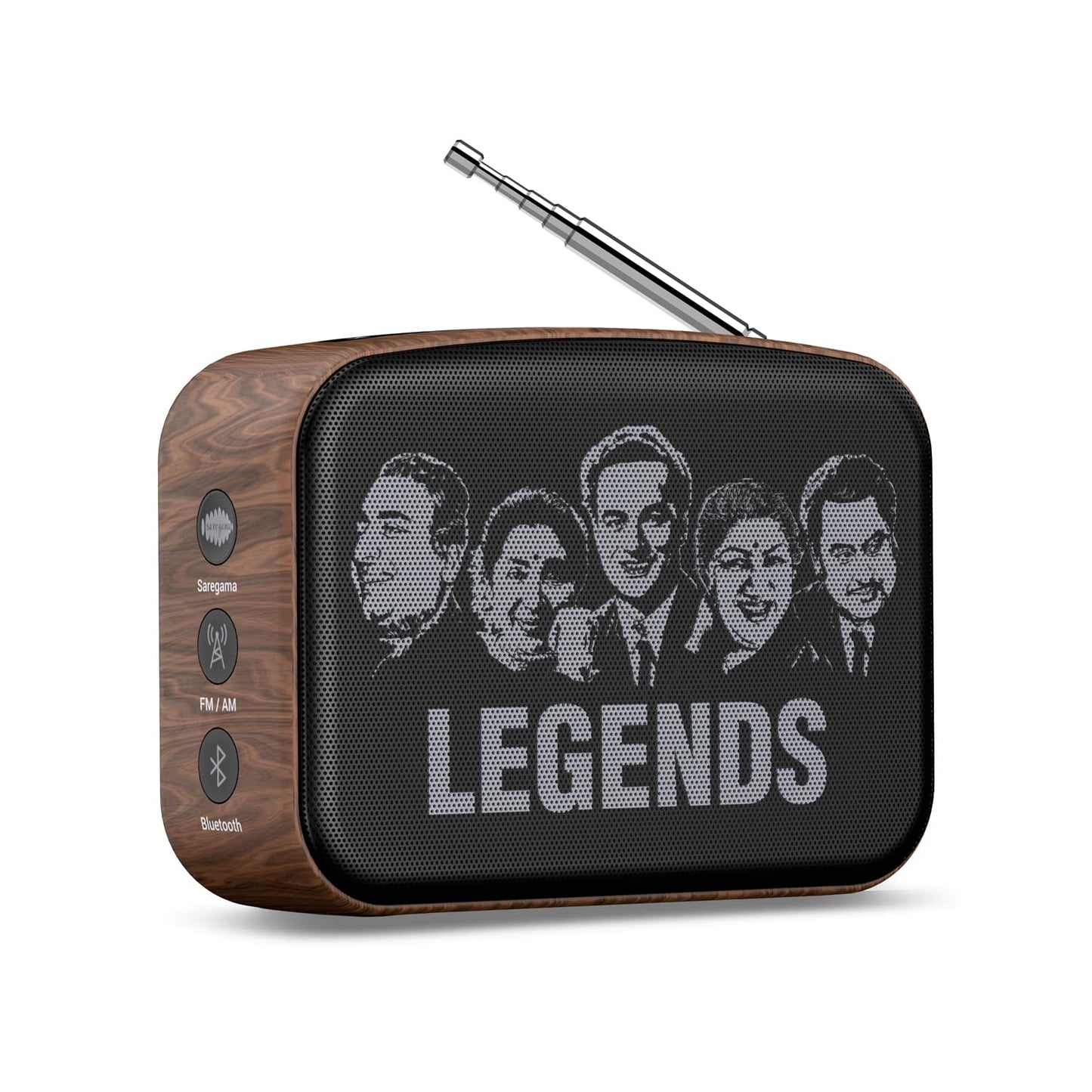 Saregama Carvaan Mini Hindi 2.0 Music Player | 401 Evergreen Songs | Bluetooth, FM/AM, USB, AUX | Type-C Charging