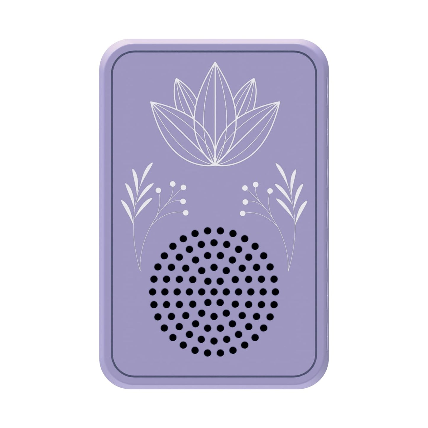 Carvaan Saregama Wellness Plug Play Outdoor Music Player - Pre-Loaded With 16 Meditation & Wellness Tracks Based On 7 Chakras Bluetooth Connectivity (Orchid Purple)