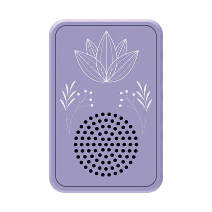 Carvaan Saregama Wellness Plug Play Outdoor Music Player - Pre-Loaded With 16 Meditation & Wellness Tracks Based On 7 Chakras Bluetooth Connectivity (Orchid Purple)