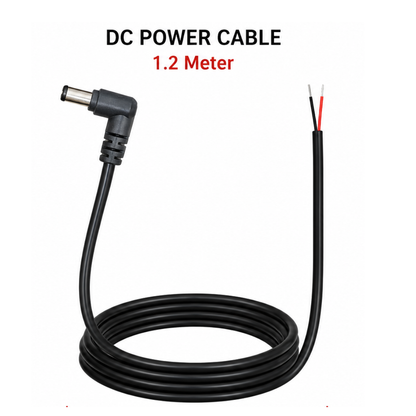 DC Male 6.0 x 4.4mm L-Shape to Pigtail Open Ended Power Cable 1.2m for Laptop Adapter, DIY Electronics & DC Power Supply