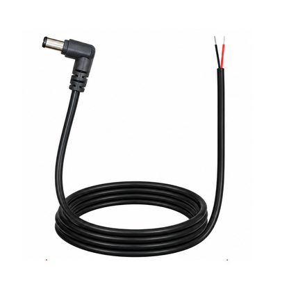 DC Male 6.0 x 4.4mm L-Shape to Pigtail Open Ended Power Cable 1.2m for Laptop Adapter, DIY Electronics & DC Power Supply