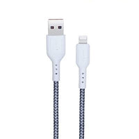 Champion USB to Lightning 3Amp Data Sync & Charging Cable Braided 1M for all Apple & Lightning Port Devices (Grey)