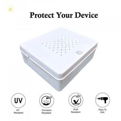 DVR/Server/Network Waterproof Cabinet PVC Box/Rack for CCTV DVR/NVR/POE Switch with Power Socket