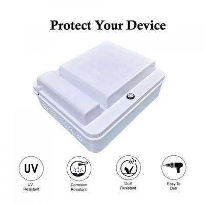 DVR/Server/Network Waterproof Cabinet PVC Box/Rack for CCTV DVR/NVR/POE Switch with Power Socket