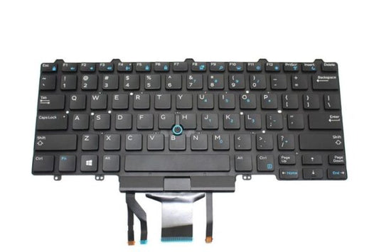 Laptop Keyboard for Dell Latitude E5450, E5470, E7470, 5480, 7480, E7450 with Backlight and Mouse
