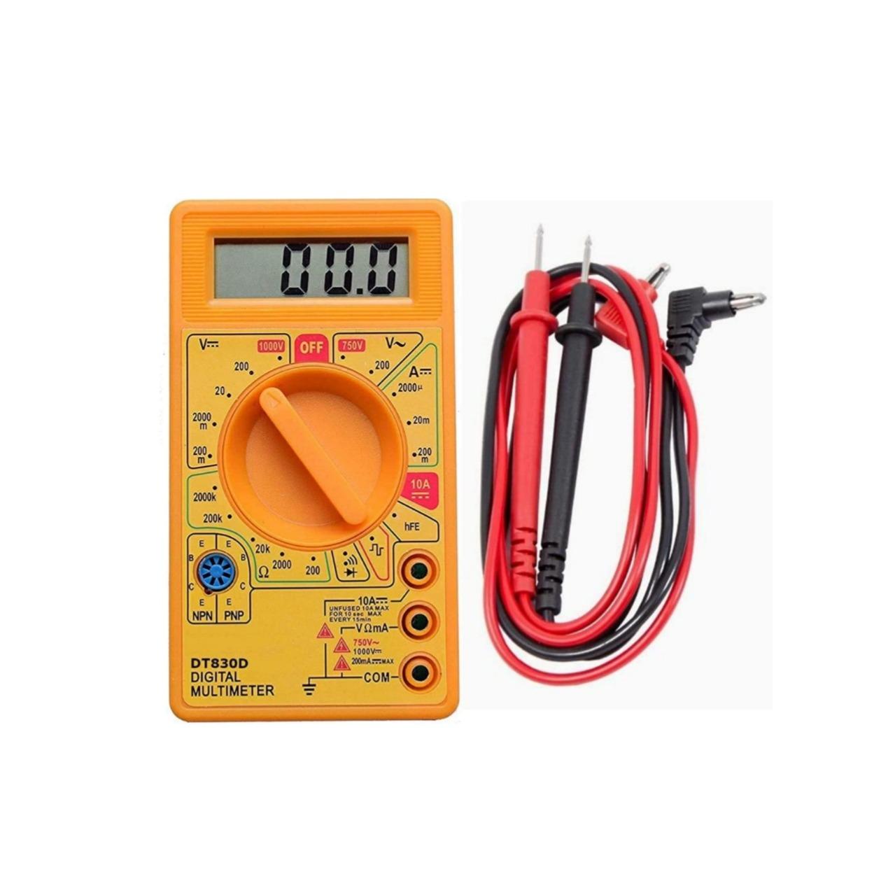 Digital Basic Multimeter , AC DC Measuring voltage tester, digital tester. Basic Digital Automatic Multimeter with Buzzer