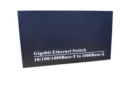 Gigabit 4 RJ45 Port Ethernet POE Switch 10/100/1000 Base-T to 1000 Base-X