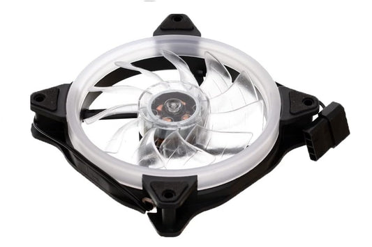 SMPS LED PC Fan | Customizable LEDs, Air Balance Curve Blade Design, Sealed Bearing