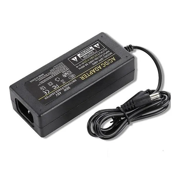 DC Power Adapter with (2.5mm x 5.5mm) Pin , Basic Charger For Router, Set Top Box, DTH, CCTV Cameras ,LED Strip , Broadband , NVR (Black)