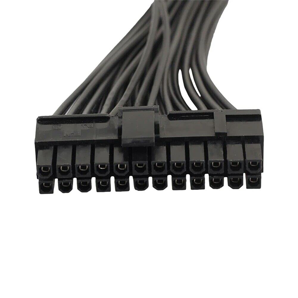 Dual PSU Power Supply 24-Pin Extension Cable for ATX Motherboard 24-pin to 24 (20+4) pin