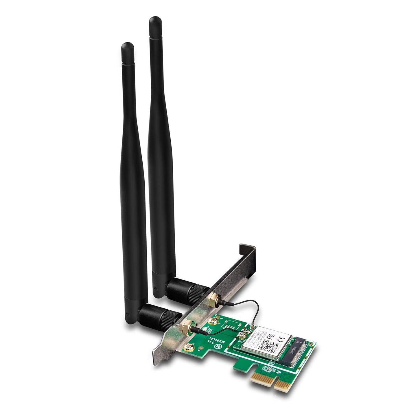 Tenda E12 AC1200 PCI Wireless Dual Band Network Card,2 Detachable 5dBi External Antennas
