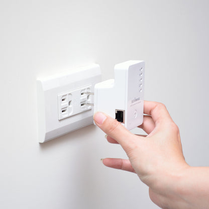 Edimax EW-7438RPn Mini N300 Universal Wireless Range Extender (White)