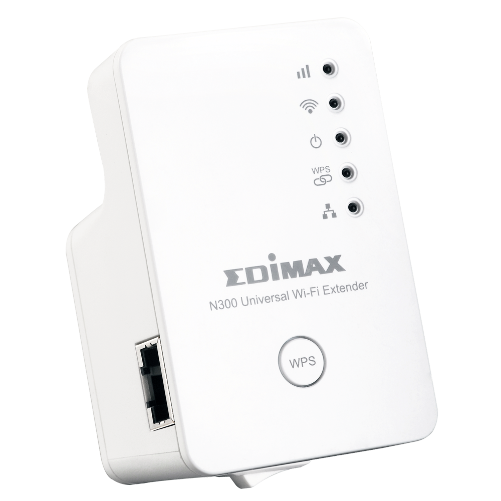 Edimax EW-7438RPn Mini N300 Universal Wireless Range Extender (White)
