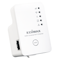 Edimax EW-7438RPn Mini N300 Universal Wireless Range Extender (White)