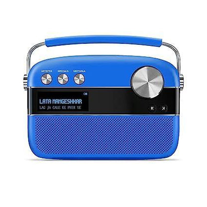 Saregama Carvaan 2.0 Hindi - Portable Music Player 5000 Pre-Loaded Songs with FM/BT/AUX (Renewed)
