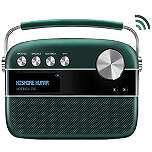 Saregama Carvaan 2.0 Hindi - Portable Music Player 5000 Pre-Loaded Songs with FM/BT/AUX (Renewed)