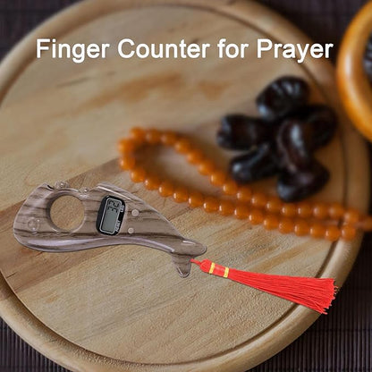 Digital Finger Tasbih Counter,Islamic Finger Counter Prayer Beads Finger for Meditation,Yoga,Relaxation(Pack of 1)