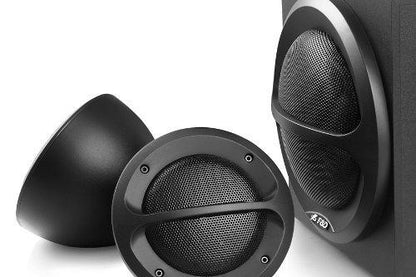 F&D A111U 2.1 Channel Multimedia Speaker System with Subwoofer Ã¢â‚¬â€œ USB Powered Portable Speaker for Laptop, Desktop, PC & Mobile (Refurbished)