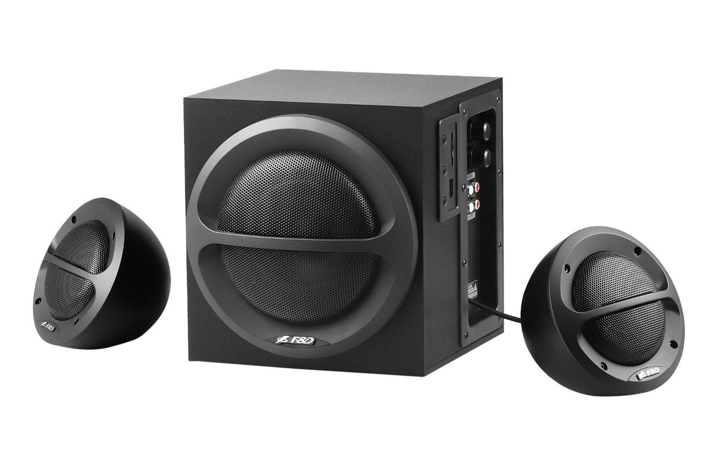 F&D A111U 2.1 Channel Multimedia Speaker System with Subwoofer Ã¢â‚¬â€œ USB Powered Portable Speaker for Laptop, Desktop, PC & Mobile (Refurbished)
