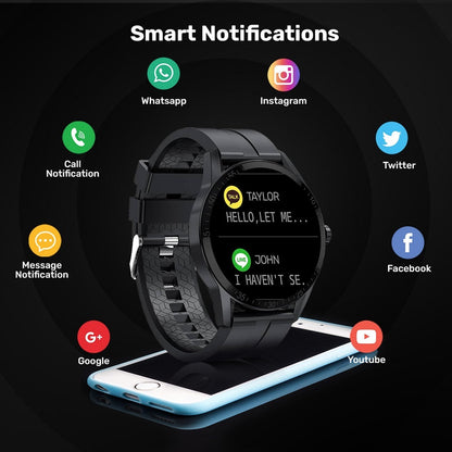 Fire-Boltt Talk BSW004 Smart Watch with Bluetooth calling and Full Touch Round Display Black