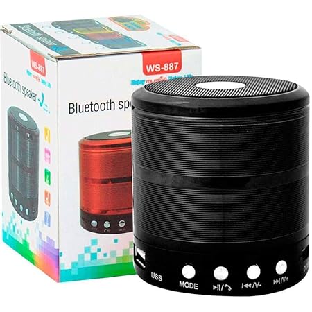 Wireless Bluetooth Speaker WS-887 (Black)