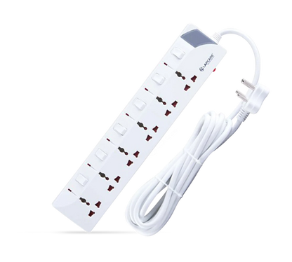 Lapcare 6 way extension socket with spike buster 2M (LS 603)