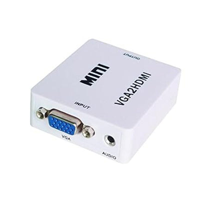 Mini VGA to HDMI Adapter Full HD1080P HDTV Video for PC Laptop Converter