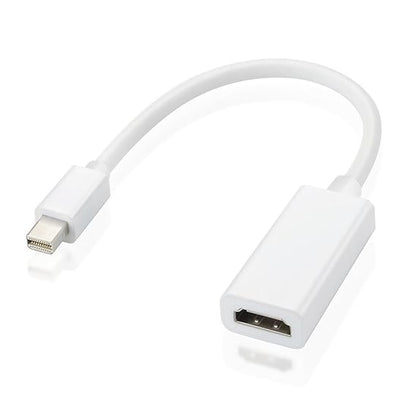 DisplayPort (DP) To HDMI Female Adapter 1080 @ 60Hz Converter for PC/Laptop/Projector/HDTV (Black/White)