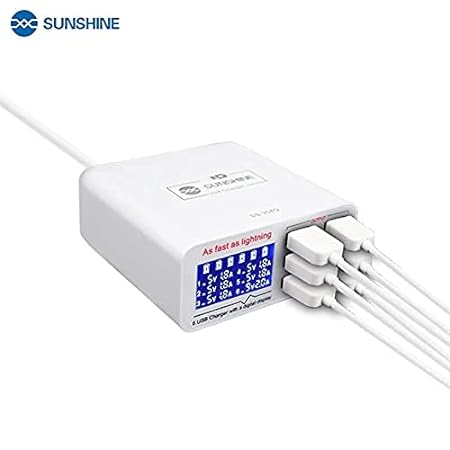 Sunshine SS-304Q 6 Port Intelligrnt USB Fast Charger