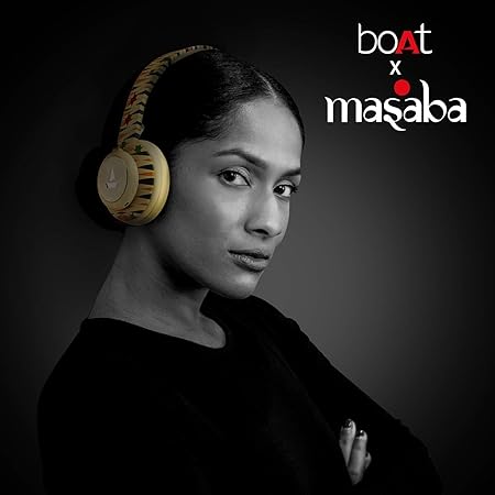 boAt Rockerz 450 Masaba Edition Bluetooth On Ear Headphones with Mic, Upto 15 Hours Playback, 40mm Drivers(Aztec Fusion)