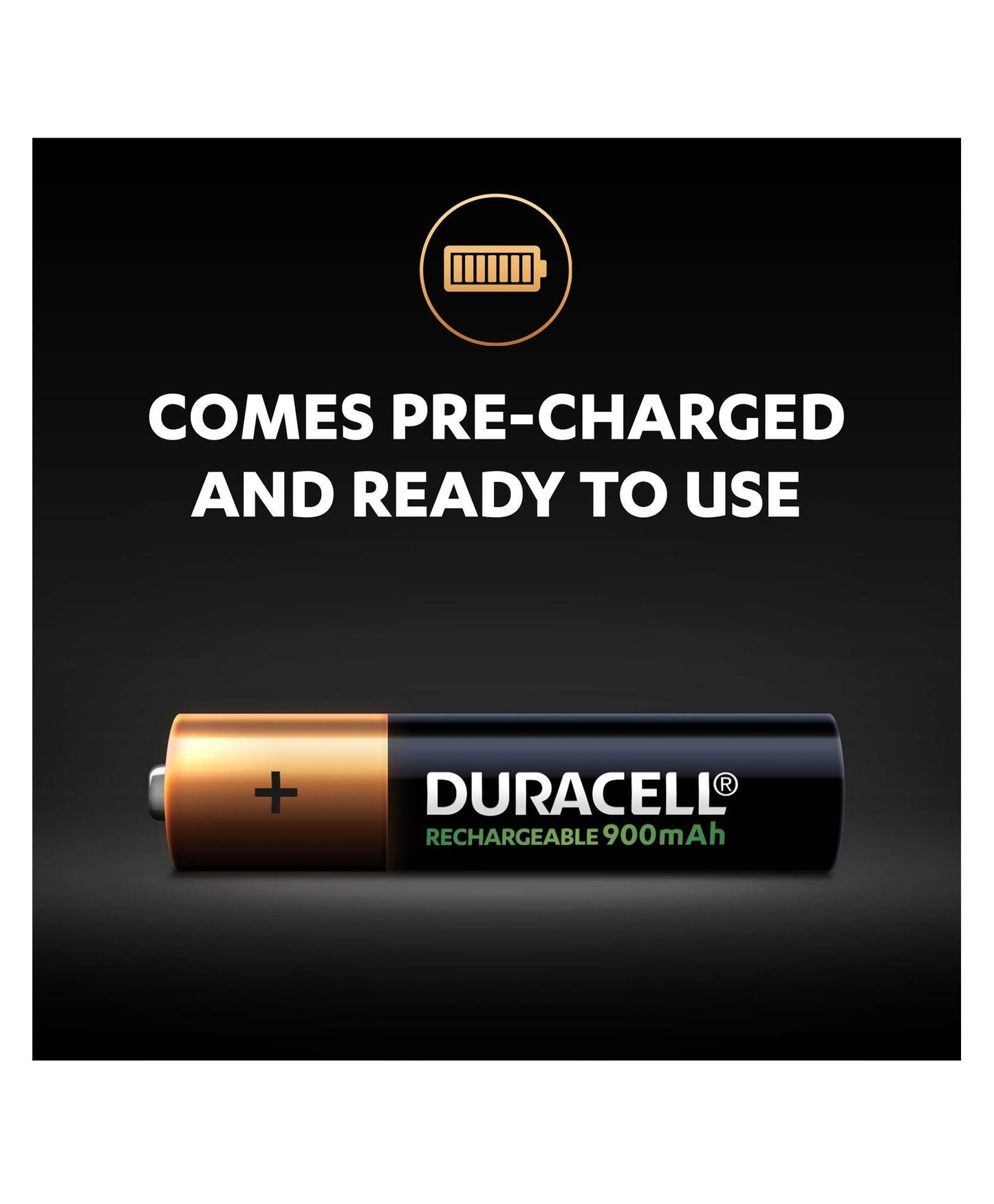 Duracell Ultra Alkaline AAA 4 Batteries Pack Of 4 - 900 mAh