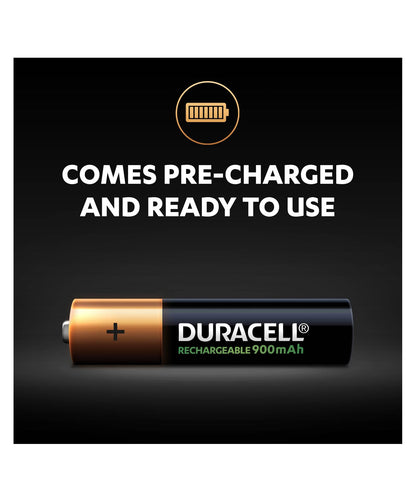 Duracell Ultra Alkaline AAA 4 Batteries Pack Of 4 - 900 mAh