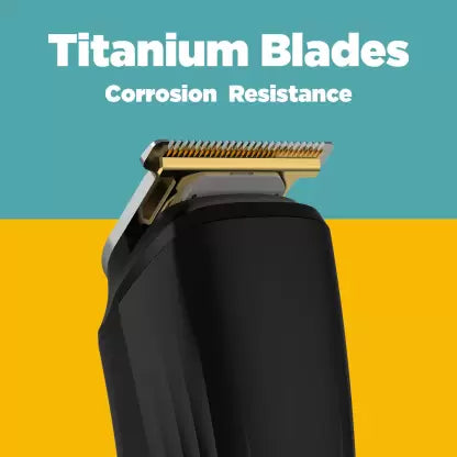 Misfit by boAt T200 3-in-1 IPX6 Trimmer 120 mins Runtime 5 Length Settings (Black)