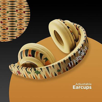 boAt Rockerz 450 Masaba Edition Bluetooth On Ear Headphones with Mic, Upto 15 Hours Playback, 40mm Drivers(Aztec Fusion)