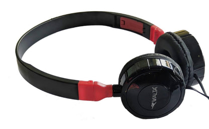Walta WH-26 Stereo Headphone With Mic (Black)