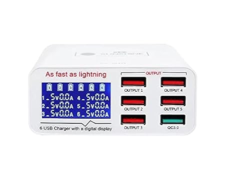 Sunshine SS-304Q 6 Port Intelligrnt USB Fast Charger