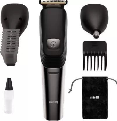 Misfit by boAt T200 3-in-1 IPX6 Trimmer 120 mins Runtime 5 Length Settings (Black)